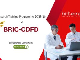 Research Programme at BRIC-CDFD 2025–26. Dissertation-based research training in Life Sciences & Biotechnology. Apply Now