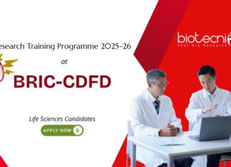 Research Programme at BRIC-CDFD 2025–26. Dissertation-based research training in Life Sciences & Biotechnology. Apply Now