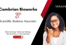 Molecular Biologist Job at Cambrian Bioworks. Apply Now For Scientific Business Associate Role. Life Sciences jobs.