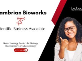Molecular Biologist Job at Cambrian Bioworks. Apply Now For Scientific Business Associate Role. Life Sciences jobs.