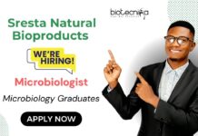 Microbiologist Job in Hyderabad at Sresta Natural Bioproducts - Food Microbiology Lab Career | Apply Now