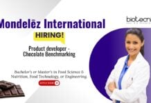 Food Science and Technology Job at Mondelēz International. Apply For Product Developer – Chocolate Benchmarking.