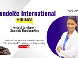 Food Science and Technology Job at Mondelēz International. Apply For Product Developer – Chocolate Benchmarking.