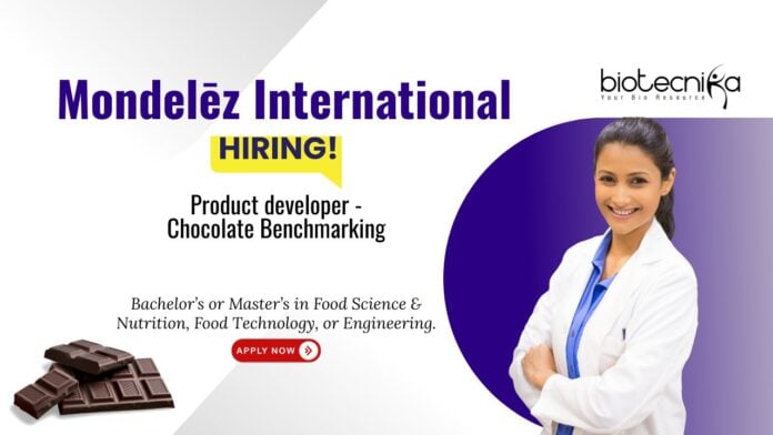 Food Science and Technology Job at Mondelēz International. Apply For Product Developer – Chocolate Benchmarking.