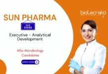 Microbiology Analytical Development Job at Sun Pharma. Gain expertise in pharmaceutical microbiology, method validation, & quality control.