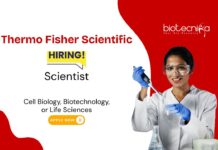 Scientist Job at Thermo Fisher. Freshers with an education in Cell Biology, Biotechnology, or Life Sciences, Apply Now. Job in Bangalore.
