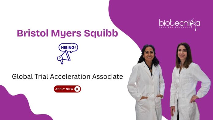 Clinical Trial Job Opportunity at Bristol Myers Squibb. Clinical research jobs in Hyderabad. Work on Clinical research & trial documentation.