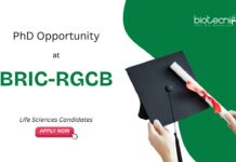 PhD in Biotechnology Opportunity at BRIC-RGCB. Life Sciences Candidates, Apply Now. RGCB careers. PhD Admissions January 2026