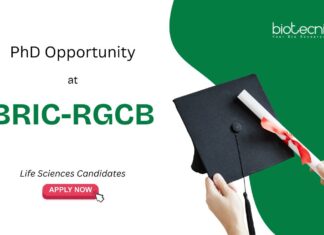 PhD in Biotechnology Opportunity at BRIC-RGCB. Life Sciences Candidates, Apply Now. RGCB careers. PhD Admissions January 2026