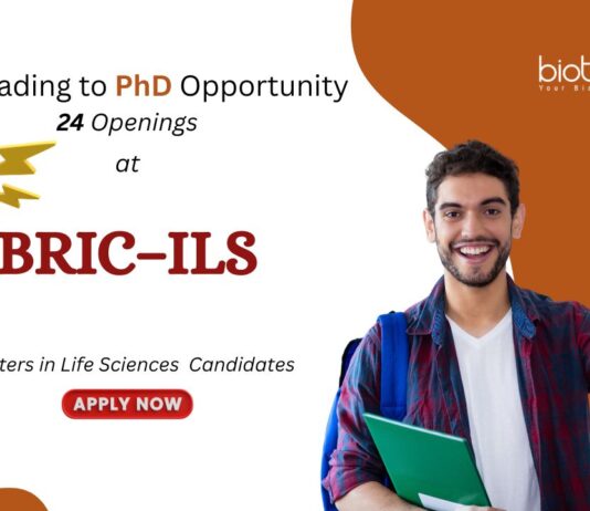 JRF for PhD Opportunity at BRIC–Institute of Life Sciences Bhubaneswar. Life Sciences Candidates, Apply Now.