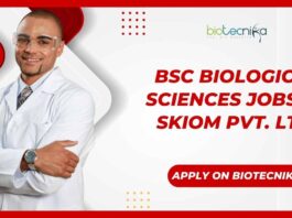 Biological Sciences Job Openings Latest