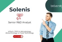R&D Jobs at Solenis, for Senior R&D Analyst Role. Microbiology, Biotechnology, or Food Technology candidates, Apply Now.