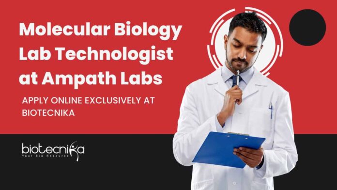 Mol Bio Job Openings at Ampath Labs