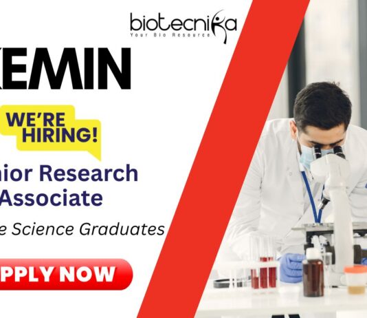 Research Associate Jobs in Chennai - Kemin Industries Careers Life Science Graduates Apply