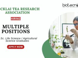 Research Jobs at Tocklai Life Science Graduates Apply For Multiple Positions