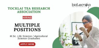 Research Jobs at Tocklai Life Science Graduates Apply For Multiple Positions
