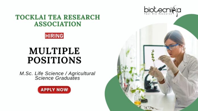 Research Jobs at Tocklai Life Science Graduates Apply For Multiple Positions