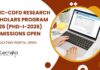 BRIC-CDFD Research Scholars Program 2026 (PhD-I-2026) Admissions Open BRIC-CDFD Research Scholars Program 2026 Admissions