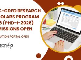 BRIC-CDFD Research Scholars Program 2026 Admissions