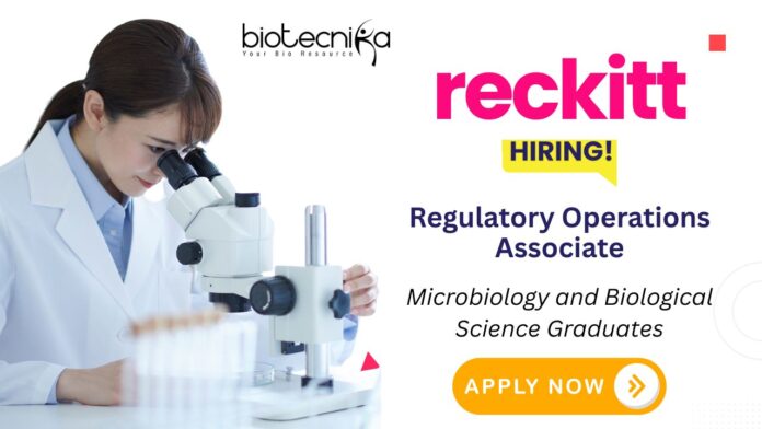 Research and Development Jobs at Reckitt | Regulatory Associate