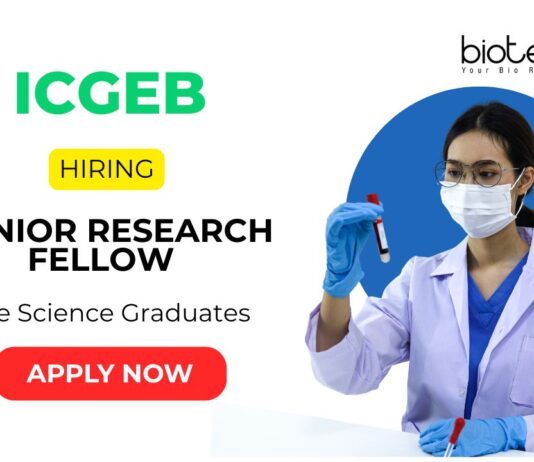 SRF Vacancy at ICGEB - Jobs in Delhi | Life Science Graduates Apply