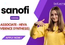Sanofi Jobs in Hyderabad Apply Now for the Associate – HEVA (Evidence Synthesis) Role and unlock your Research careers!