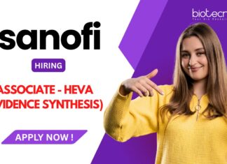 Sanofi Jobs in Hyderabad Apply Now for the Associate – HEVA (Evidence Synthesis) Role and unlock your Research careers!