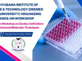 Sathyabama Institute Hands-on Workshop - Registrations Open