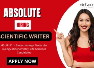 Scientific Writer Job at Absolute | Apply for Biotech R&D Role Scientific Writer Job at Absolute Apply for Biotech R&D Role