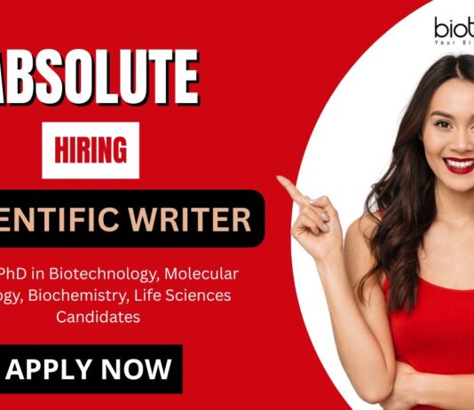 Scientific Writer Job at Absolute Apply for Biotech R&D Role