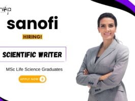Scientific Writer Job at Sanofi Life Science Graduates Apply Online