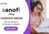 Scientific Writer Job in Hyderabad – Sanofi Careers