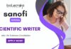 Scientific Writer Jobs in Hyderabad Apply at Sanofi Careers and advance Global Medical Publications!