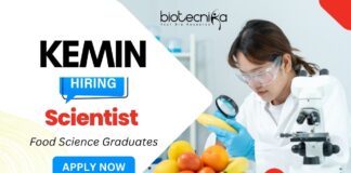 Scientist Role Vacancy in Chennai - Food Industry Jobs at Kemin | MSc Graduates and PhD Scholars Apply