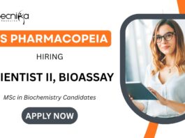 Secrets Revealed Land Your Dream Bioassay Scientist Job at USP Hyderabad Apply Now for MSc Biochemistry Jobs!