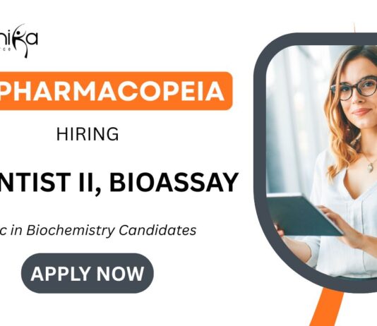 Secrets Revealed Land Your Dream Bioassay Scientist Job at USP Hyderabad Apply Now for MSc Biochemistry Jobs!