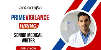 Senior Medical Writer Job at PrimeVigilance Life Science Graduates Apply Now and enhance your Pharmacovigilance Career