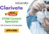 Specialist Job at Clarivate - Laboratory Research Jobs | Life Science Graduates Apply Now