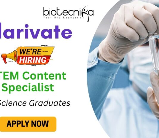 Specialist Job at Clarivate - Laboratory Research Jobs | Life Science Graduates Apply Now