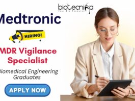 Specialist Role Vacancy in Hyderabad - career at Medtronic | Biomedical Engineering Graduates Apply Now