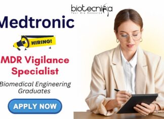 Medtronic is Hiring for MDR Vigilance Specialist Role in Hyderabad | Biomed Engg Apply Now Specialist Role Vacancy in Hyderabad - career at Medtronic | Biomedical Engineering Graduates Apply Now