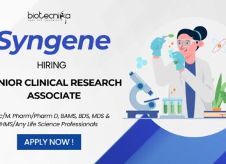 Syngene Jobs | Apply for Senior CRA Position – Life Sciences Eligible Syngene Jobs Apply for Senior CRA Position to discover an exciting opportunity in Research Careers!