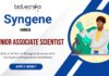 Syngene is hiring for Senior Associate Scientist Position in Hyderabad Apply Now to discover your dream job in R&D Careers!