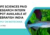 Paid Life Sciences Research Internship