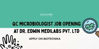 QC Microbiologist Job Vacancy