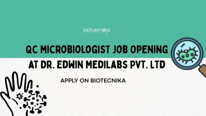QC Microbiologist Job Vacancy