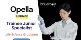 Trainee Junior Specialist Job in Hyderabad at Opella | Life Science Graduates Apply