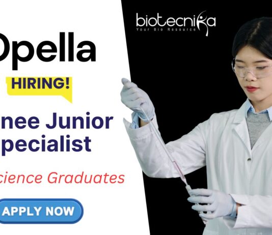 Trainee Junior Specialist Job in Hyderabad at Opella | Life Science Graduates Apply