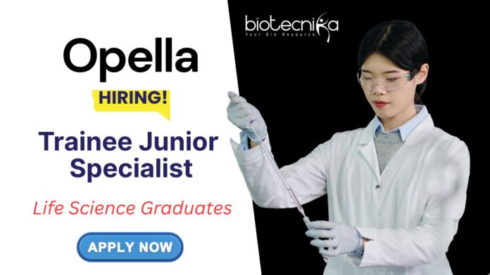 Trainee Junior Specialist Job in Hyderabad at Opella | Life Science Graduates Apply