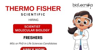Unlock your Research Career with the Scientist Job in Bangalore Apply for the Life Science Job at Thermo Fisher Careers Now!